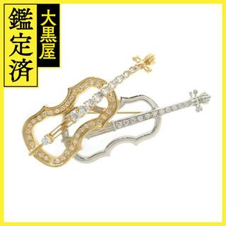 タサキ(TASAKI)のTASAKI　タサキ　ブローチ　K18　プラチナ　ダイヤモンド【200】(ブローチ/コサージュ)