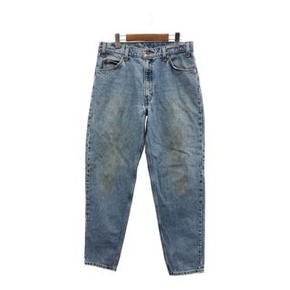 リーバイス(Levi's)のLevi's リーバイス 550 デニムパンツ アメカジ オレンジタブ ブルー (メンズ W34 L32) 中古 古着 Q2463(デニム/ジーンズ)