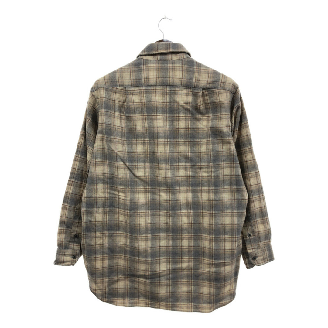 PENDLETON(ペンドルトン)の70年代 USA製 PENDLETON ペンドルトン フランネルシャツ アメカジ ヴィンテージ チェック (メンズ 16 1/2) 中古 古着 Q2472 メンズのトップス(シャツ)の商品写真