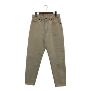 リーバイス(Levi's)の90年代 USA製 Levi's リーバイス 550 カラー デニムパンツ アメカジ ベージュ (メンズ W30 L30) 中古 古着 Q2468(デニム/ジーンズ)