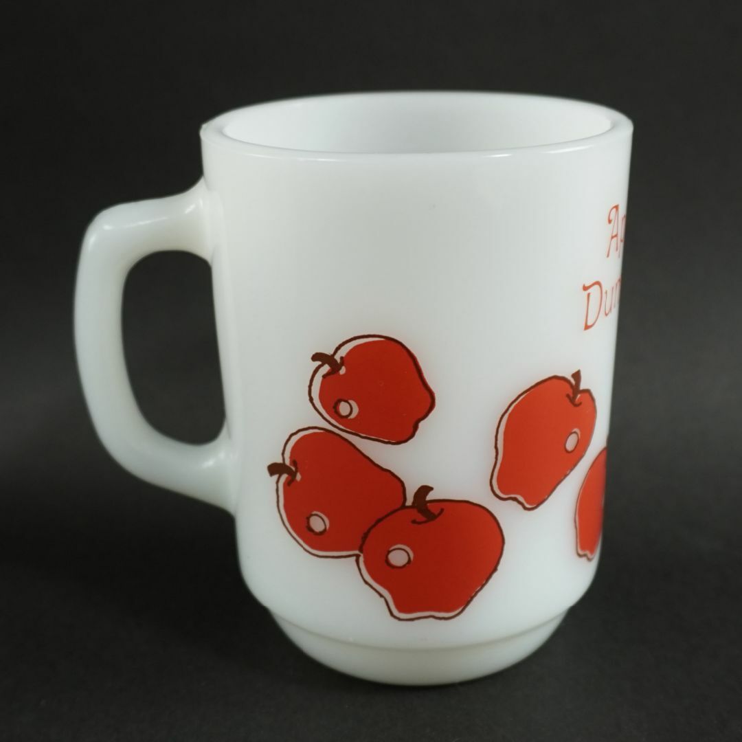 Fire-King(ファイヤーキング)のFire King Apple Dumplin 9oz Mug Cup 80s インテリア/住まい/日用品のキッチン/食器(グラス/カップ)の商品写真