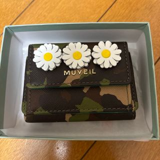 MUVEIL - 新品未使用　ミュベール　迷彩　フラワー　ミニ財布