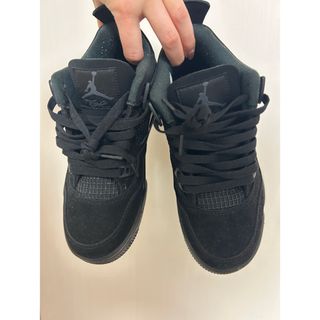 ジョーダン(Jordan Brand（NIKE）)のAIR JORDAN RETRO 4 blackcat (スニーカー)