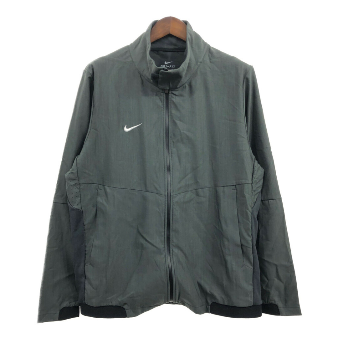 NIKE(ナイキ)のNIKE ナイキ ウィンドブレーカー ジャケット スポーツ グレー (メンズ L) 中古 古着 Q2506 メンズのジャケット/アウター(その他)の商品写真