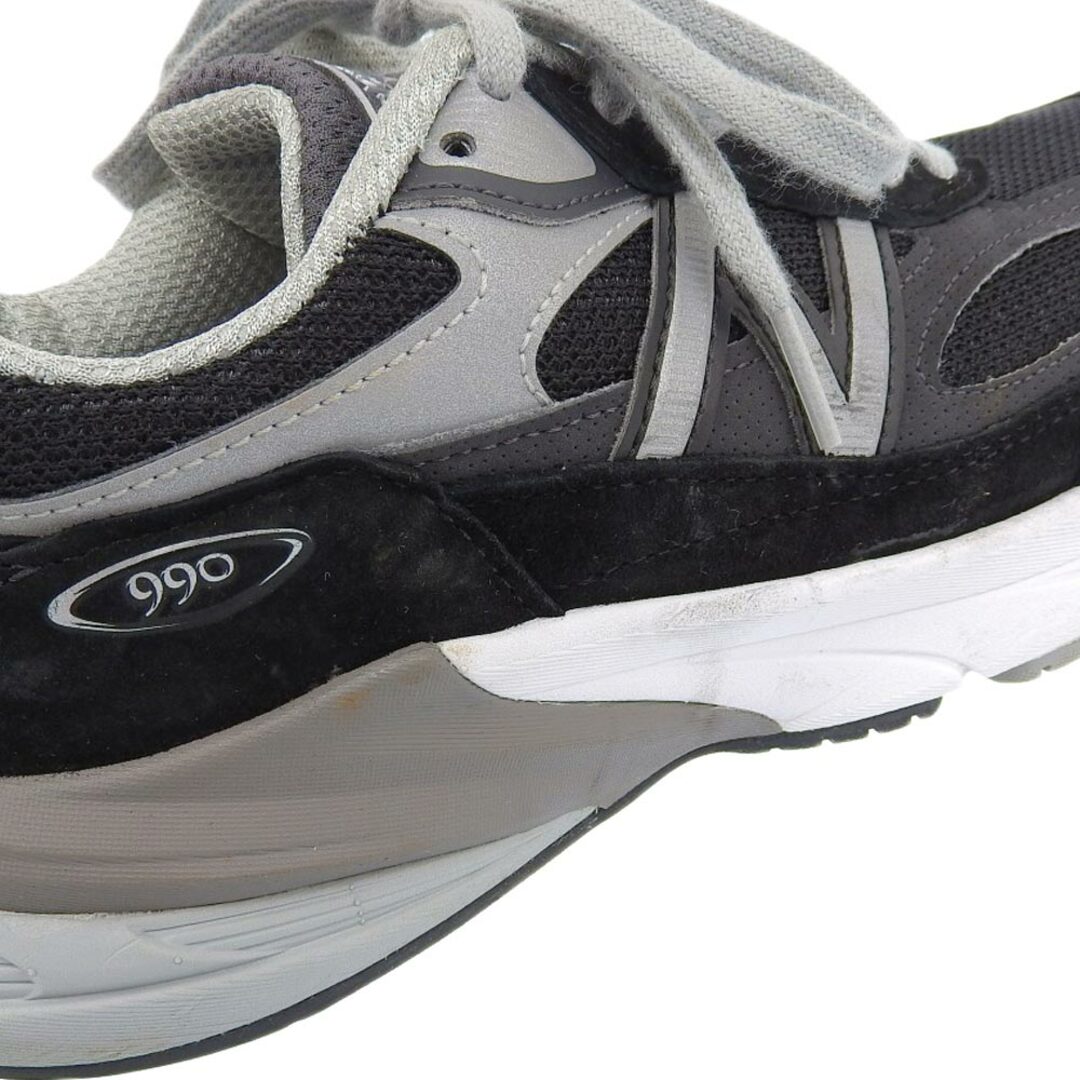 New Balance(ニューバランス)のニューバランス 美品 USA製 スニーカー シューズ メンズ 黒 25.5cm M990BK6 7.5(US) メンズの靴/シューズ(スニーカー)の商品写真