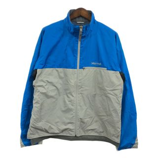 マーモット(MARMOT)のMARMOT マーモット ウィンドブレーカー ジャケット アウトドア ブルー (メンズ XL) 中古 古着 Q2507(その他)