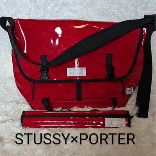STUSSY - porter × stussy メッセンジャーバッグ ポーター