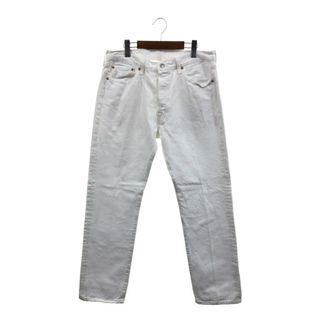 リーバイス(Levi's)のLevi's リーバイス 501 デニムパンツ アメカジ ホワイト (メンズ W34 L32) 中古 古着 Q2539(デニム/ジーンズ)