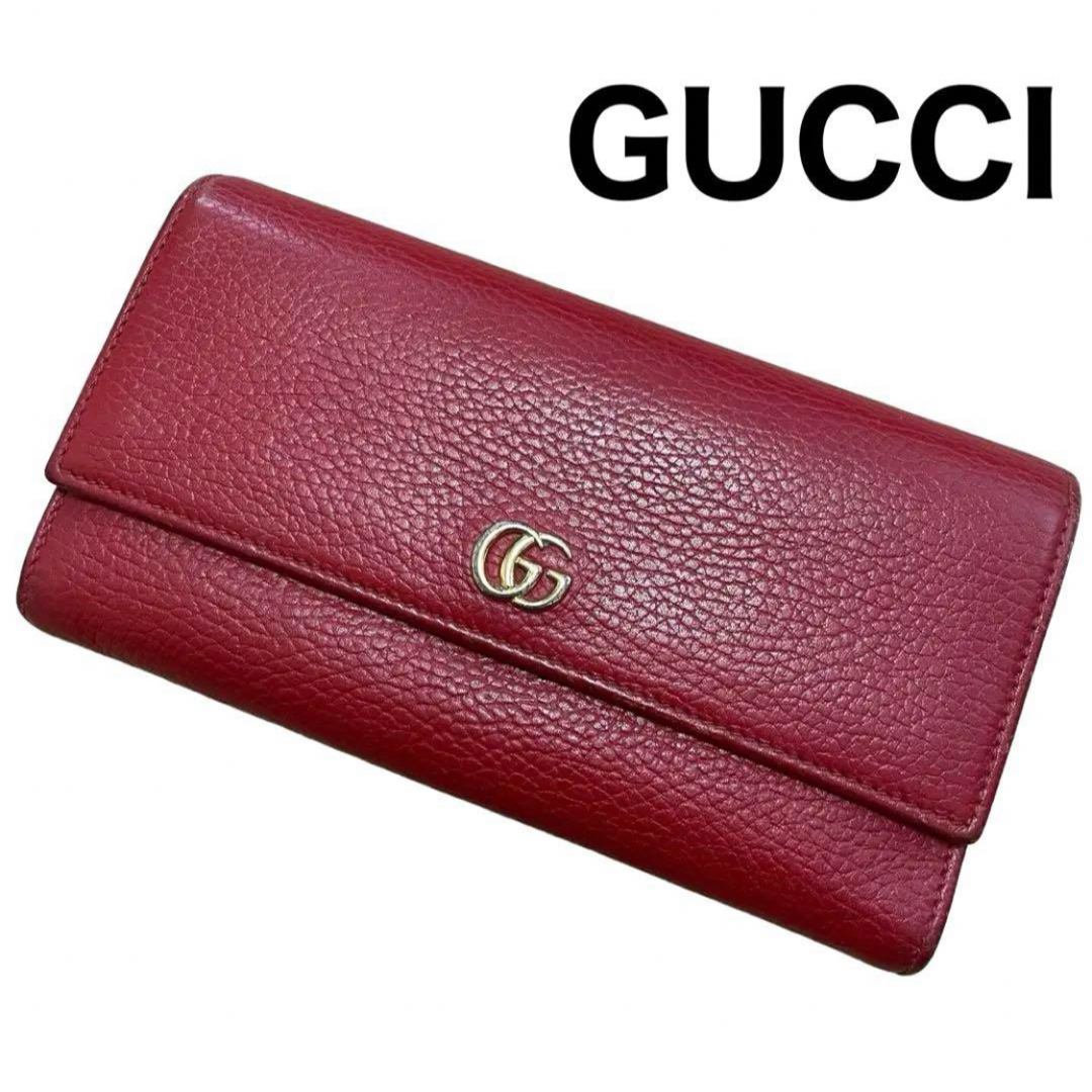 Gucci(グッチ)のGUCCI 長財布　マーモント　コンチネンタル　型番　456116 480199 レディースのファッション小物(財布)の商品写真