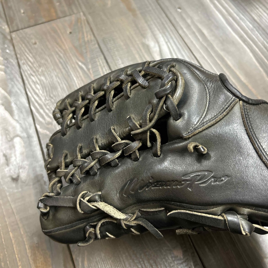 Mizuno Pro(ミズノプロ)の【貴重】ミズノプロ硬式外野手グラブ スポーツ/アウトドアの野球(グローブ)の商品写真