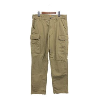 カーハート(carhartt)のCarhartt カーハート relaxed fit カーゴパンツ ワーク ベージュ (メンズ 34×32) 中古 古着 Q2557(その他)