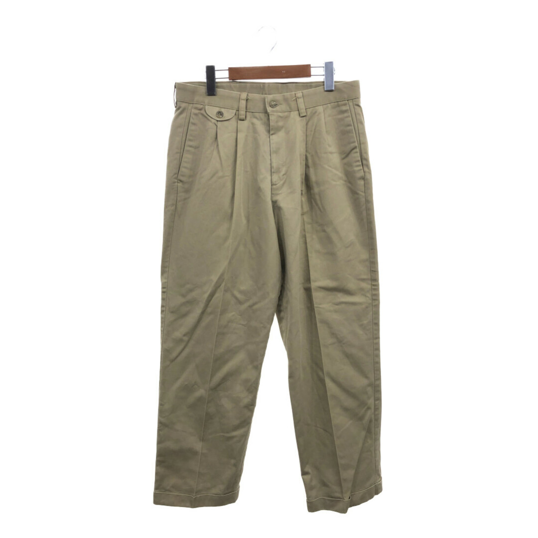 DOCKERS ドッカーズ 2タック チノパンツ ベージュ (メンズ 32/30) 中古 古着 Q2567 メンズのパンツ(その他)の商品写真