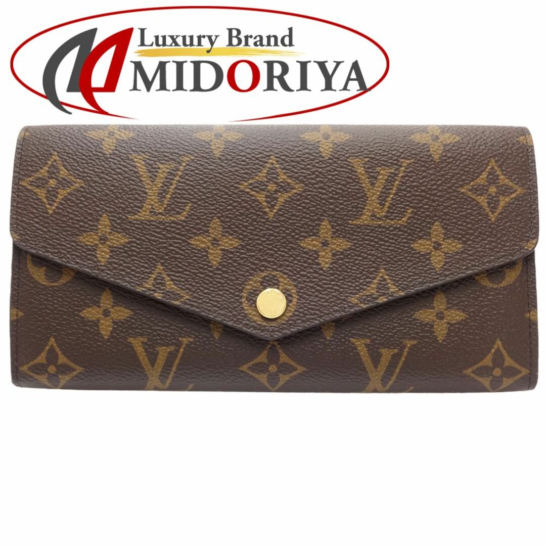 LOUIS VUITTON(ルイヴィトン)のLOUIS VUITTON ルイヴィトン モノグラム 長財布 ポルトフォイユ サラ M62234 ブラウン フューシャピンク/180355【中古】 レディースのファッション小物(財布)の商品写真