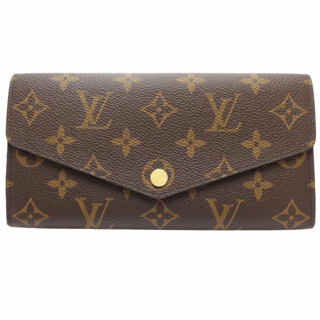 LOUIS VUITTON(ルイヴィトン)のLOUIS VUITTON ルイヴィトン モノグラム 長財布 ポルトフォイユ サラ M62234 ブラウン フューシャピンク/180355【中古】 レディースのファッション小物(財布)の商品写真