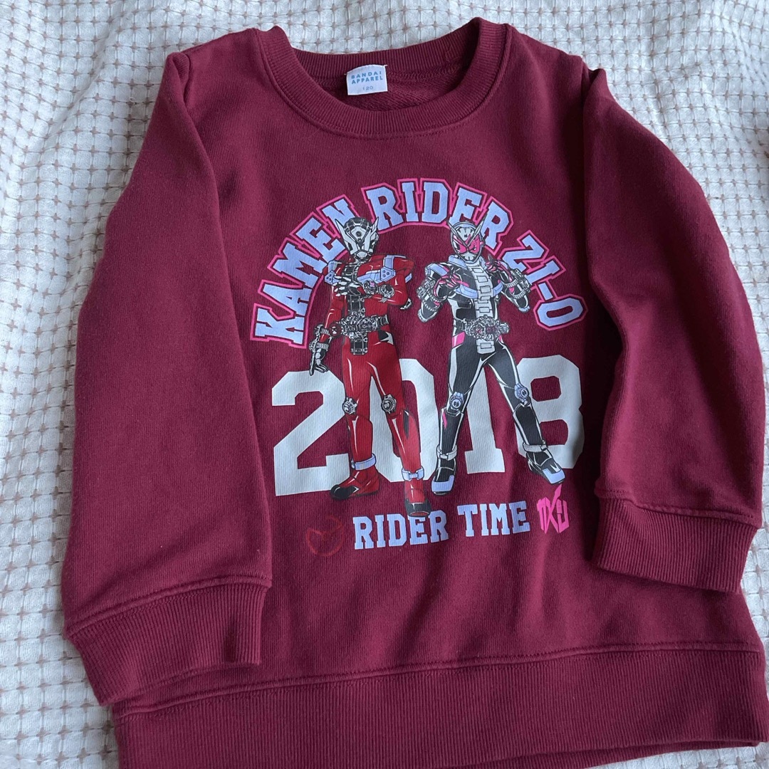 BANDAI(バンダイ)の仮面ライダージオウ　トレーナー　120 キッズ/ベビー/マタニティのキッズ服男の子用(90cm~)(Tシャツ/カットソー)の商品写真