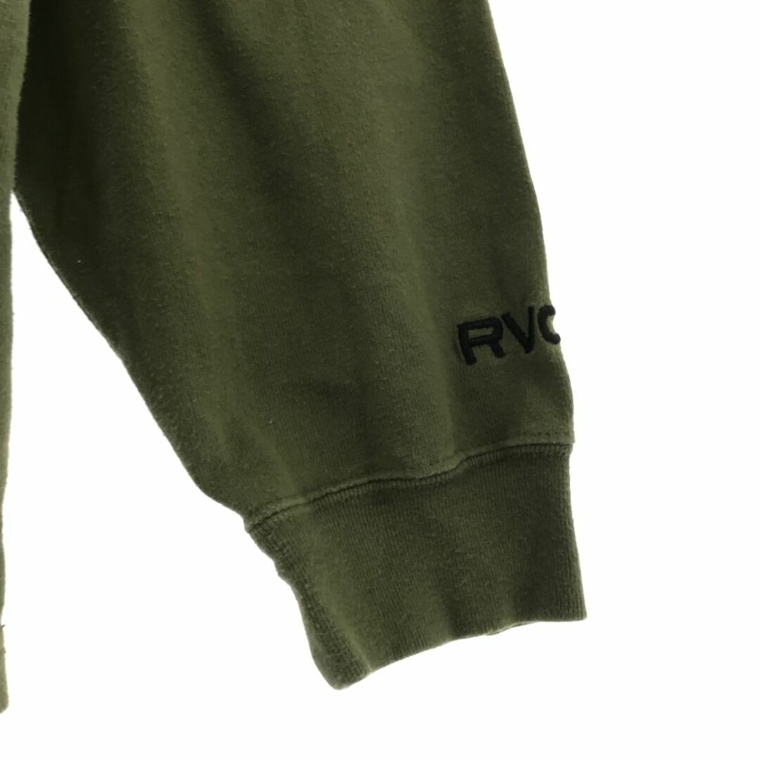 RVCA(ルーカ)のルーカ 長袖 Tシャツ M グリーン系 RVCA ロンT メンズ 古着 【240329】 メンズのトップス(Tシャツ/カットソー(七分/長袖))の商品写真