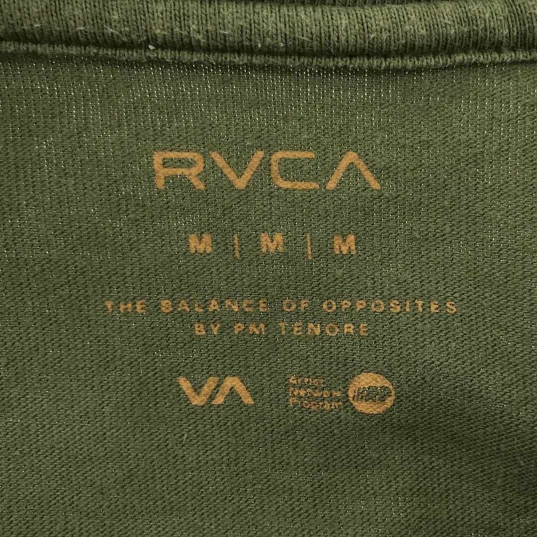 RVCA(ルーカ)のルーカ 長袖 Tシャツ M グリーン系 RVCA ロンT メンズ 古着 【240329】 メンズのトップス(Tシャツ/カットソー(七分/長袖))の商品写真