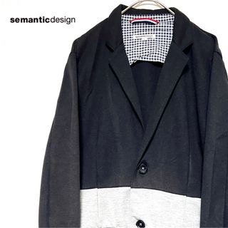 semantic design - semantic design セマンティックデザイン 切り替え ジャケット M