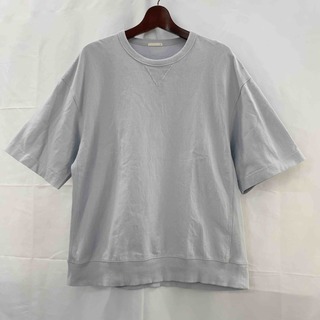ジーユー(GU)のGU ジーユー レディース Tシャツ（半袖） 水色 tk(Tシャツ(半袖/袖なし))