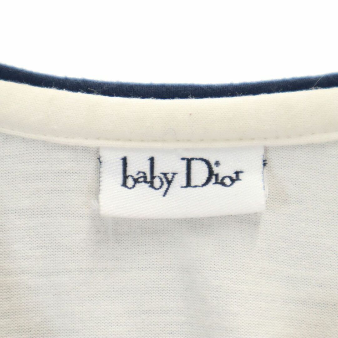 ベビーディオール 日本製 半袖 シャツ 95 ベージュ系 baby Dior キッズ 古着 【240329】 メール便可 キッズ/ベビー/マタニティのキッズ服男の子用(90cm~)(ブラウス)の商品写真