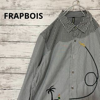 フラボア(FRAPBOIS)のFRAPBOIS クレイジーパターンシャツ ギンガムチェック ドット ストライプ(シャツ)