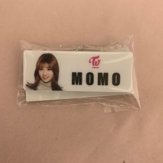 トゥワイス(TWICE)の#TWICE リリースイベント ハイタッチ ネームプレート モモ(アイドルグッズ)