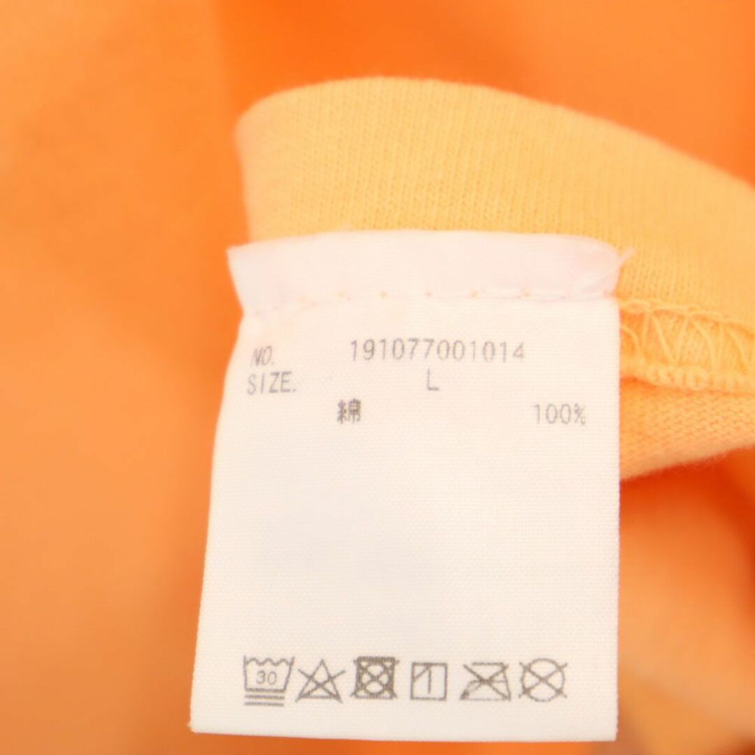 アンディーフィーテッド USA製 バックプリント 半袖 Tシャツ L オレンジ UNDEFEATED メンズ 古着 【240329】 メール便可 メンズのトップス(Tシャツ/カットソー(半袖/袖なし))の商品写真