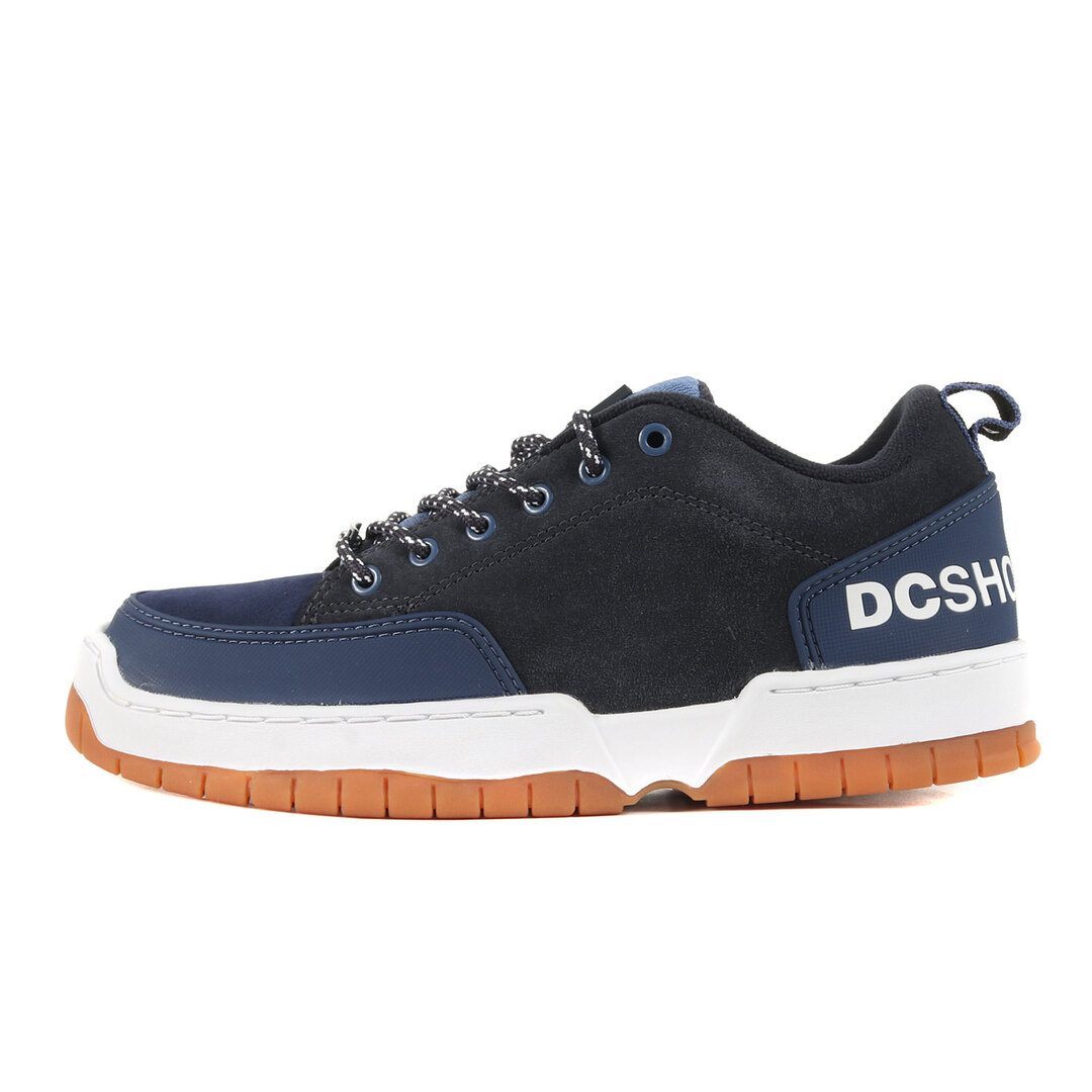 DC SHOES(ディーシーシューズ)の新品 DC Shoes ディーシー シューズ サイズ:26.5cm 23SS Skateboard Cafe CLOCKER 2 CAFE (ADYS100749) スケートボードカフェ コラボ ネイビー 紺 US8.5 ローカット スケシュー スケート スニーカー 靴【メンズ】 メンズの靴/シューズ(スニーカー)の商品写真