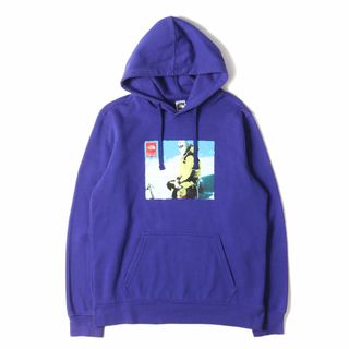 Supreme - Supreme シュプリーム パーカー サイズ:M 18AW THE NORTH FACE ノースフェイス フォトプリント スウェットパーカー Pullover Hoodie ロイヤル トップス フーデッド スウェットシャツ【メンズ】【中古】