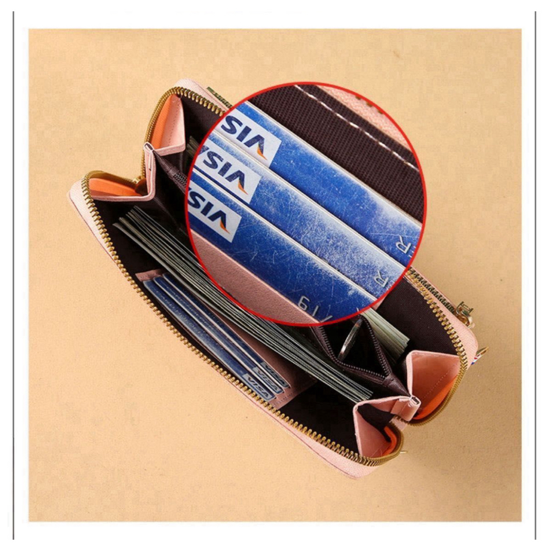 スマホ ショルダー 一体型 財布 コンパクト 旅行 行楽 スマホポーチ  レディースのバッグ(ショルダーバッグ)の商品写真
