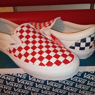 バンズボルト(VANS VAULT)の【激レア】VANS　vault　SLIP-ON　WOVEN  LEATHER(スニーカー)