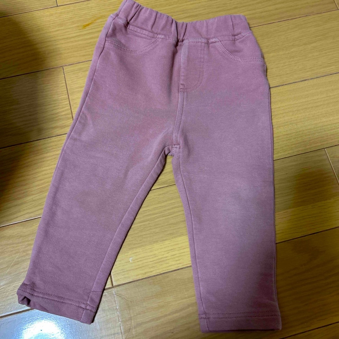 ベビー服　ピンク　パンツ80 キッズ/ベビー/マタニティのベビー服(~85cm)(パンツ)の商品写真