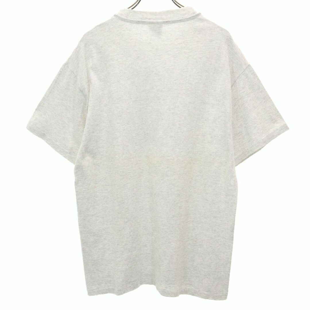 Hanes(ヘインズ)のヘインズ ヘビーウェイト USA製 プリント 半袖 Tシャツ L グレー系 Hanes メンズ 古着 【240329】 メール便可 メンズのトップス(Tシャツ/カットソー(半袖/袖なし))の商品写真