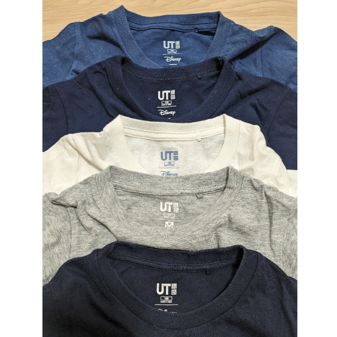 UNIQLO(ユニクロ)のUNIQLO ディズニー UT 男の子用Tシャツ 100センチ 5枚セット キッズ/ベビー/マタニティのキッズ服男の子用(90cm~)(Tシャツ/カットソー)の商品写真