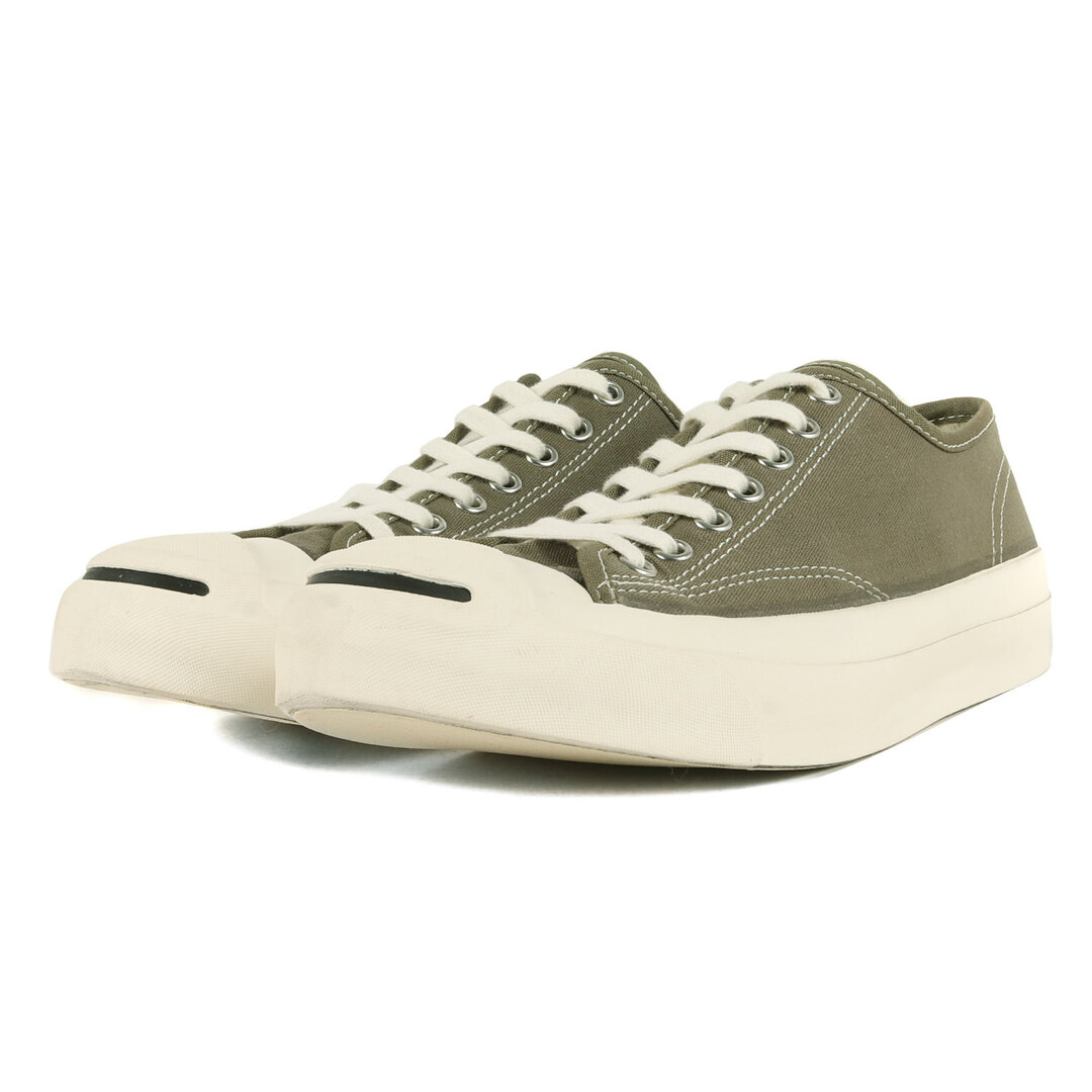 CONVERSE(コンバース)のCONVERSE ADDICT コンバース アディクト サイズ:26.0cm 21SS JACK PURCELL CANVAS (1CL858) ジャックパーセル キャンバス VIBRAM MEGAGRIP ローカット スニーカー シューズ 靴 カーキ US7.5【メンズ】【中古】 メンズの靴/シューズ(スニーカー)の商品写真