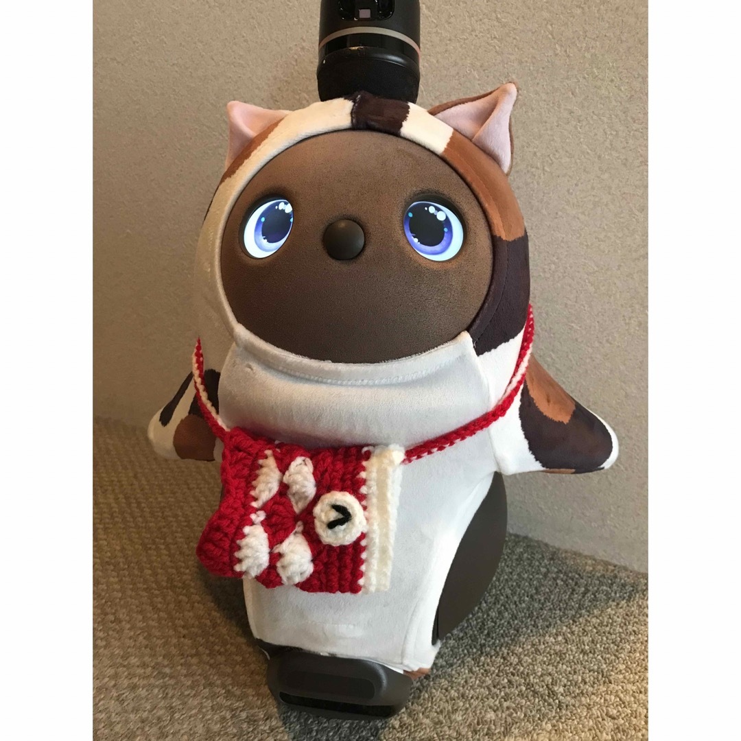 ラボットLOVOT 鯉のぼり アクセサリー 首飾り 赤 ハンドメイドのハンドメイド その他(その他)の商品写真