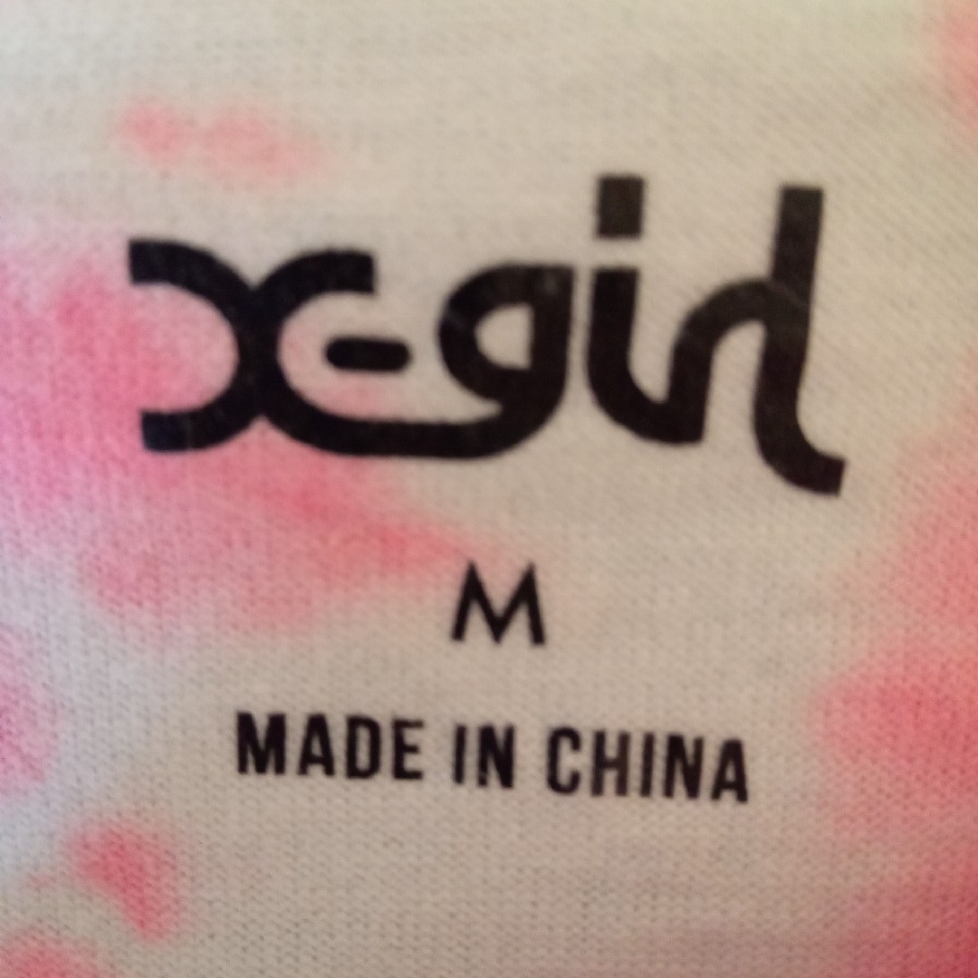 X-girl(エックスガール)のX-GIRL 　エックスガール　半袖　Tシャツ タイダイ柄　オーバーサイズ レディースのトップス(Tシャツ(半袖/袖なし))の商品写真