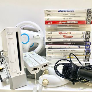 ウィー(Wii)のWii すぐに遊べる ソフト 本体セット(家庭用ゲーム機本体)