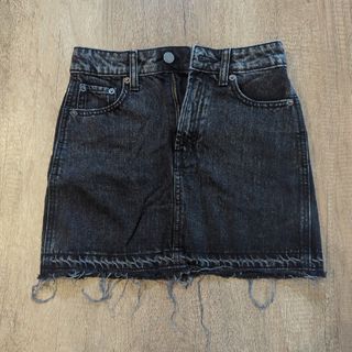 ギャップ(GAP)の美品GAP 140cm ブラックデニムミニスカート(スカート)