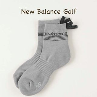 ニューバランスゴルフ(new balance golf)のNew Balance Golf  レディス リボンソックス color グレー(ウエア)