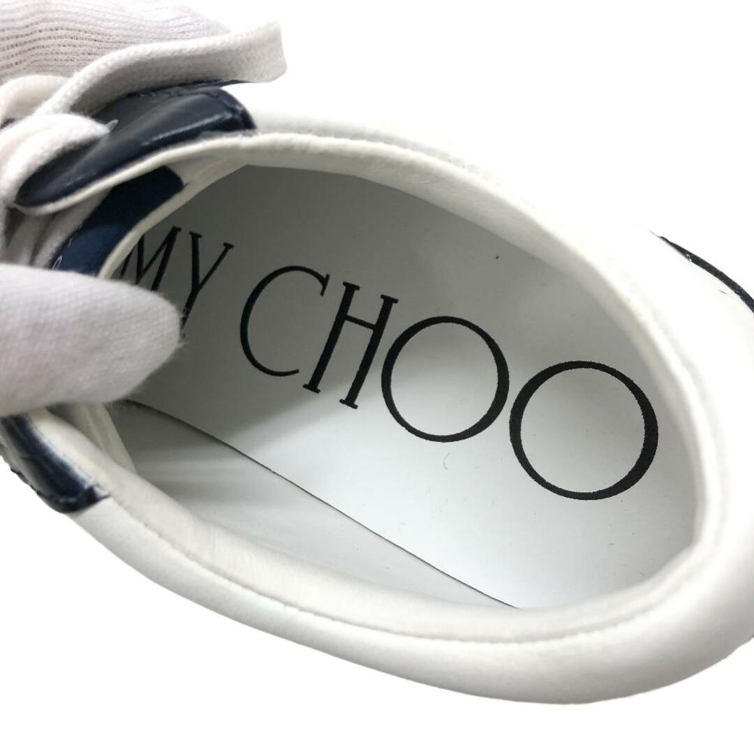 JIMMY CHOO(ジミーチュウ)のジミーチュウ JIMMY CHOO スニーカー
 クロコ型押し HAWAII 42 ホワイト メンズの靴/シューズ(スニーカー)の商品写真