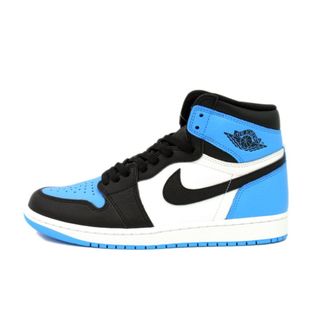 ナイキ(NIKE)のナイキ NIKE ■ 【 AIR JORDAN 1 RETRO HIGH OG University Blue UNC Toe DZ5485 400 】 エア ジョーダン 1 レトロ ユニバーシティ ブルー ノースカロライナ スニーカー f21403(スニーカー)