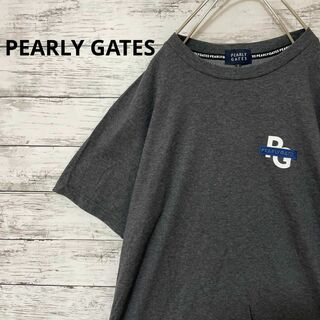 パーリーゲイツ(PEARLY GATES)のPEARLY GATES Tシャツ 両面プリント ワッペン ゴルフ お洒落(Tシャツ/カットソー(半袖/袖なし))