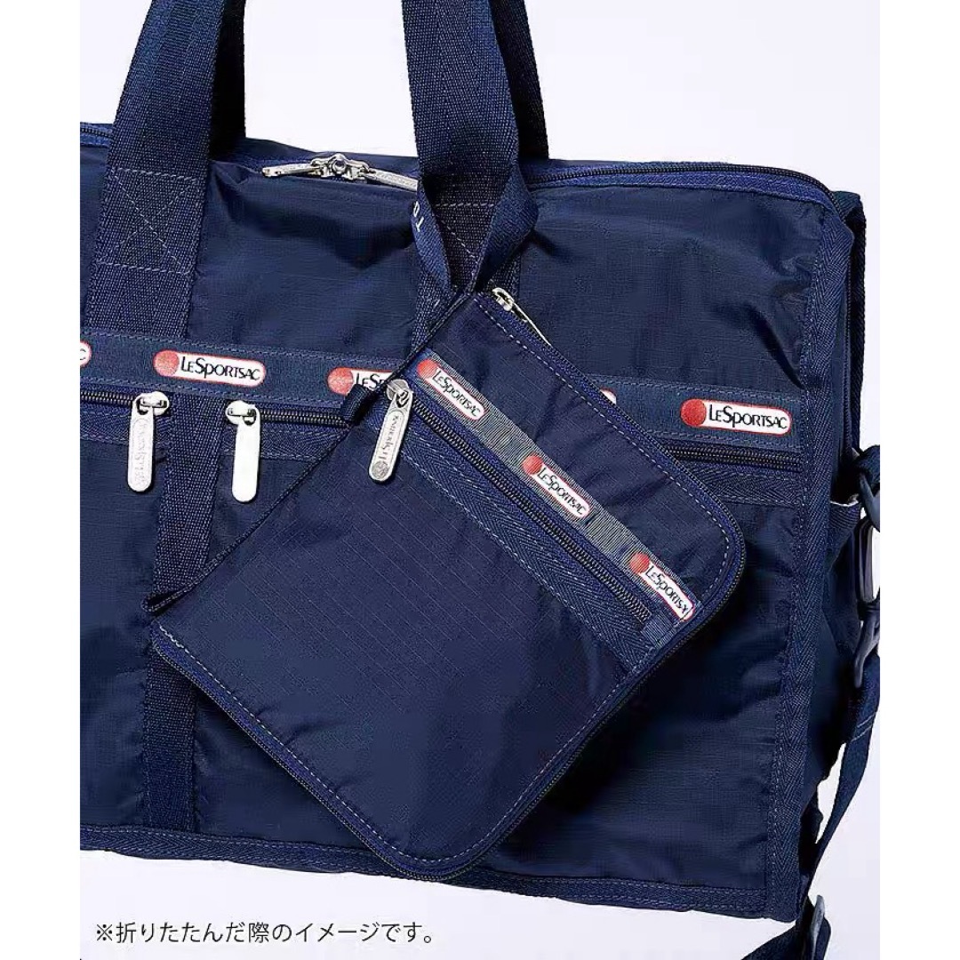 LeSportsac(レスポートサック)のエコバック　トートバッグ　レスポートサック　ネイビー　新品 レディースのバッグ(エコバッグ)の商品写真