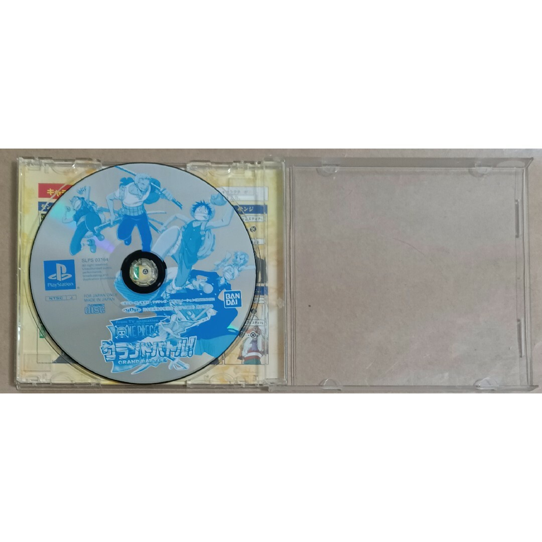 PlayStation(プレイステーション)のワンピース　グランドバトル　1＆2  プレイステーション　PS1 エンタメ/ホビーのゲームソフト/ゲーム機本体(家庭用ゲームソフト)の商品写真