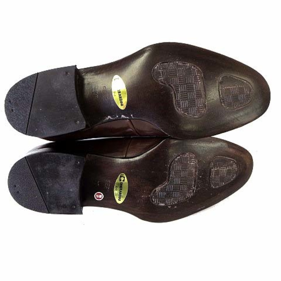 GHERARDINI(ゲラルディーニ)のゲラルディーニ ビジネスシューズ 革靴 レザー 幅広 25cm EEEE こげ茶 メンズの靴/シューズ(ドレス/ビジネス)の商品写真