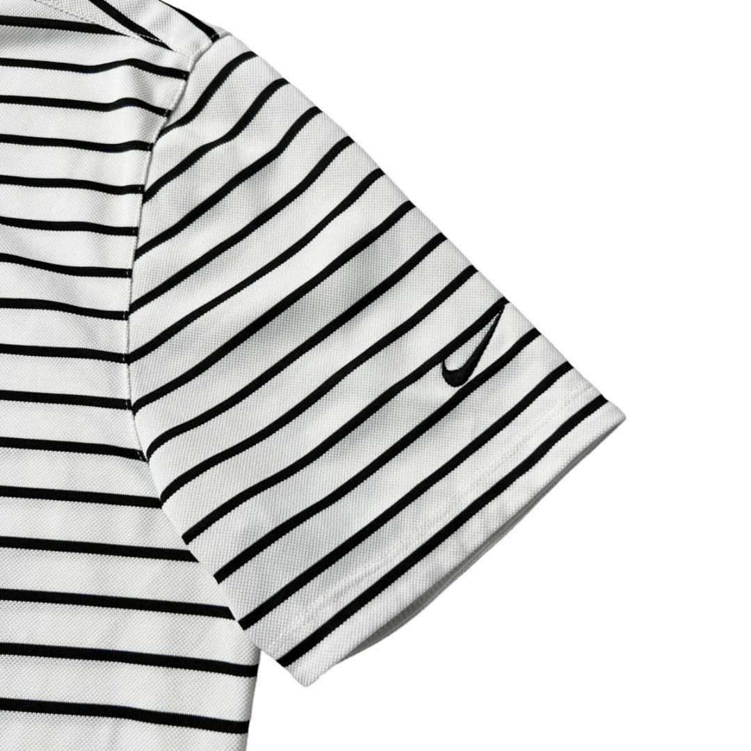 NIKE(ナイキ)の美品 ナイキ ゴルフ DRI-FIT ストレッチ 半袖 ポロシャツ メンズ L スポーツ/アウトドアのゴルフ(ウエア)の商品写真