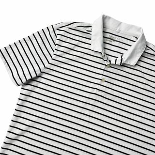 ナイキ(NIKE)の美品 ナイキ ゴルフ DRI-FIT ストレッチ 半袖 ポロシャツ メンズ L(ウエア)