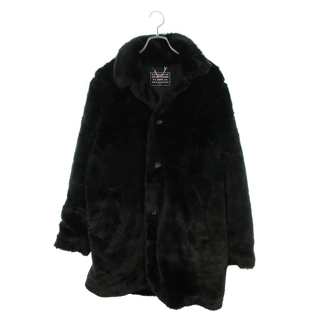 Supreme(シュプリーム)のシュプリーム ×ヒステリックグラマー HYSTERIC GLAMOUR  17AW  Fuck You Faux Fur Coat バックFUCKYOUプリントフェイクファーコート メンズ M メンズのジャケット/アウター(その他)の商品写真