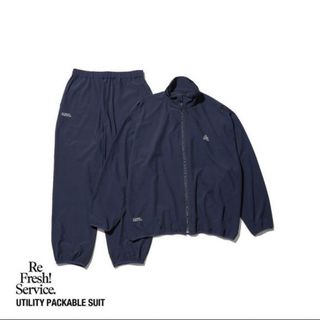 グラフペーパー(Graphpaper)のFreshService UTILITY PACKABLE SUIT navy(ナイロンジャケット)